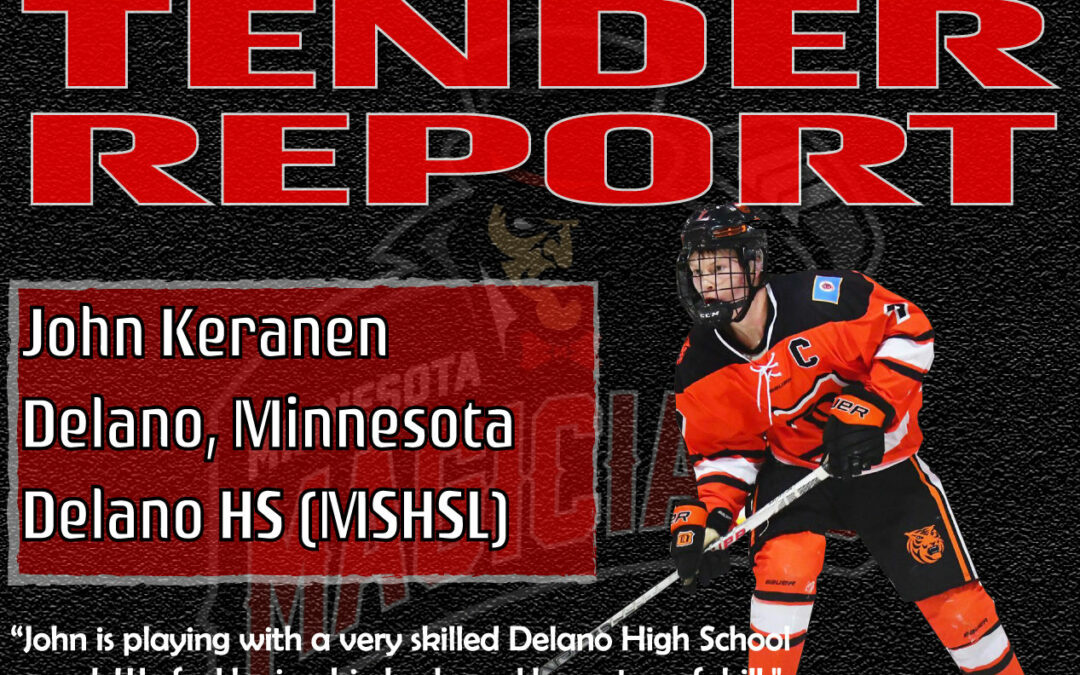 John Keranen of Delano High Signs Tender Agreement with Magicians