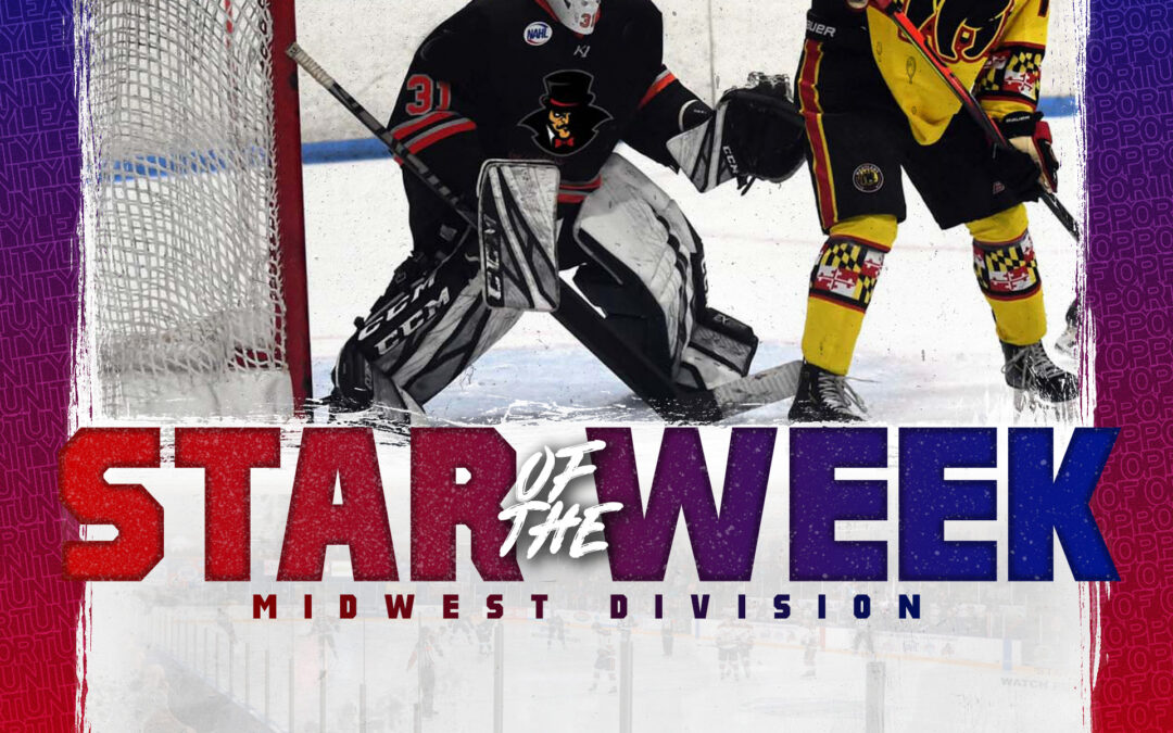 Goaltender Josh Seeley named NAHL Star of the Week