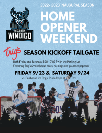 Windigo to Add to the History and Lore of the Dome – First Ever NAHL Game to be Played in Eagle River, WI, on September 23