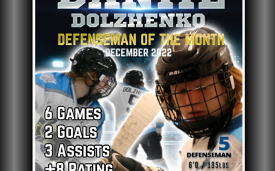 Daniil Dolzhenko Recognized as Bauer NAHL Defenseman of the Month for December